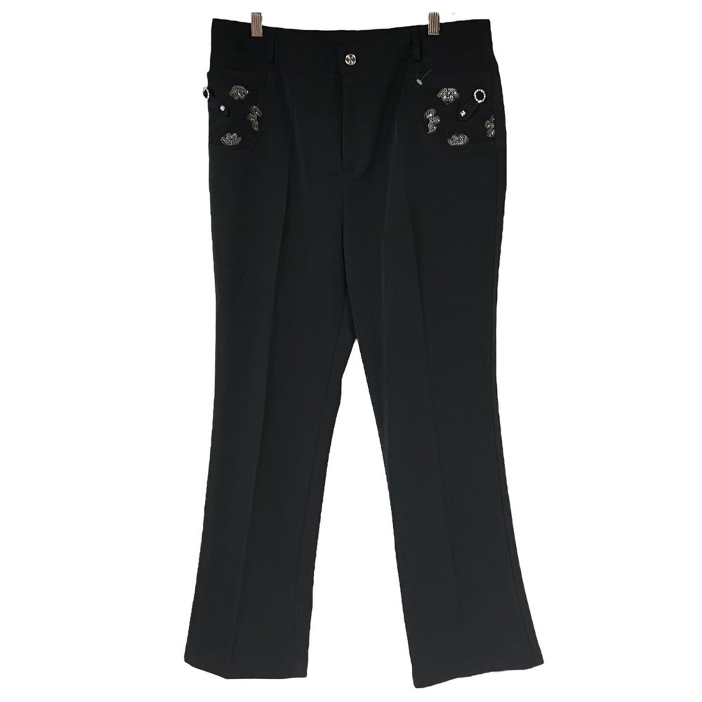 Fashion Wear Women Dress Pants Size 34 Black Business Career Office Professional - Picture 2 of 13